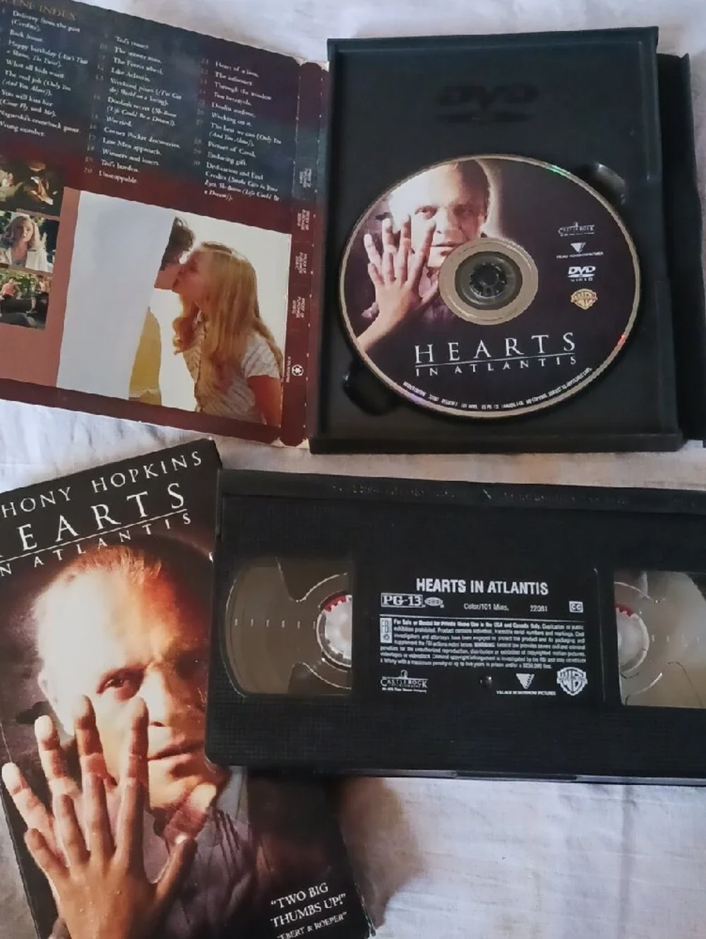 Anthony Hopkins Hearts in Atlantis DVD & VHS - Black